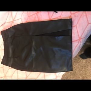 Leather skirt size 2 from Hm only been worn once